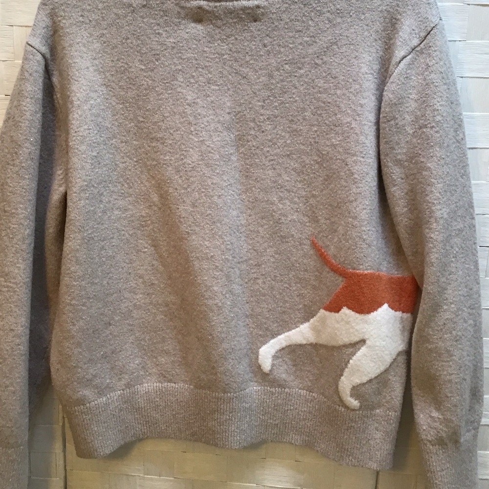 LOFT Beige Sweater with Dog Design - Picture 4 of 4